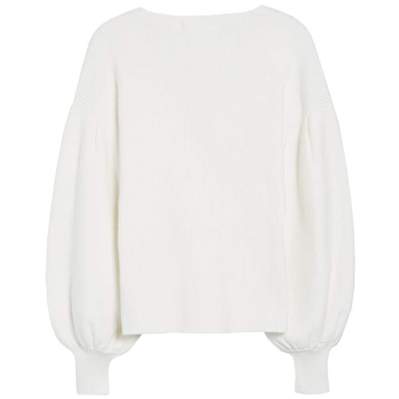 💥❗Year End SALE $20 All in Favor Bishop Sleeve Ribbed Sweater❗💥 - Picture 6 of 7